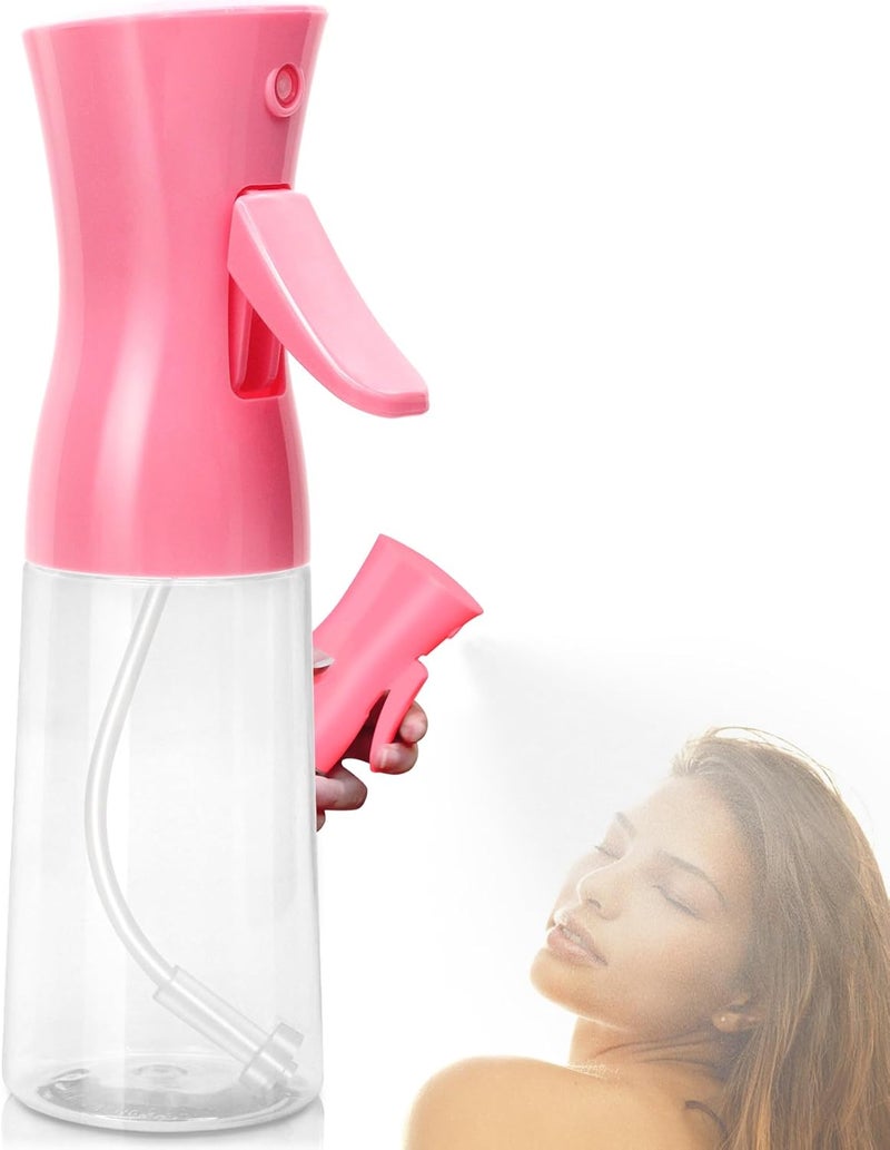 Fun Gift Spray Bottle For Hair,Continuous Water Mister for Hairstyling, Salons, Cleaning, Plants,Essential Oil Scents,Ultra Fine Mist Sprayer,6.8 OZ /200 ML-pink(Christmas Gifts) - Image 1